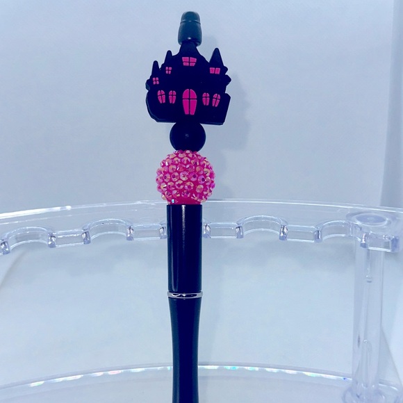 Cute refillable beaded pen - Picture 2 of 2